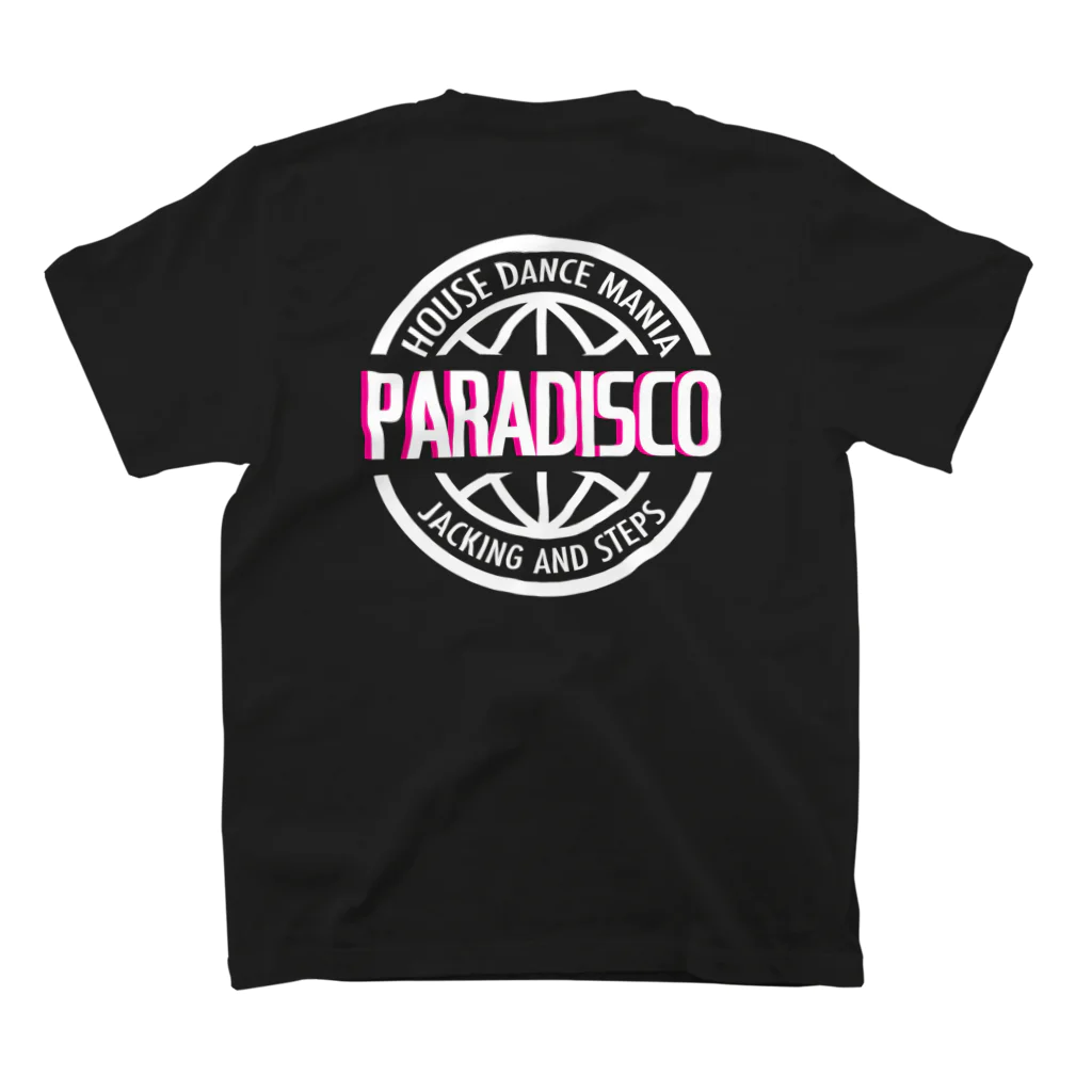 HOUSE DANCE MANIAのPARADISCO・Double Print スタンダードTシャツの裏面