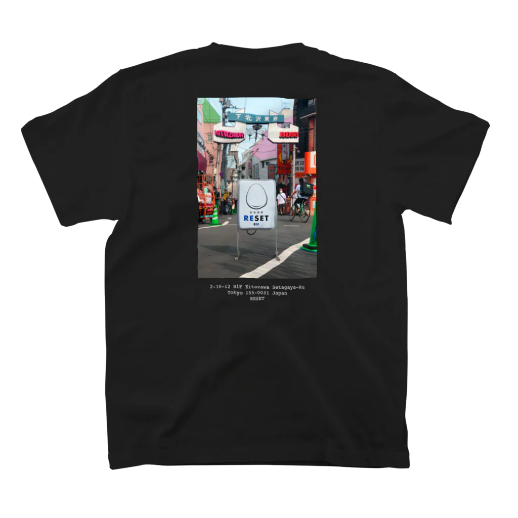 齋藤 仁久のRESET SUP? Tee black スタンダードTシャツの裏面