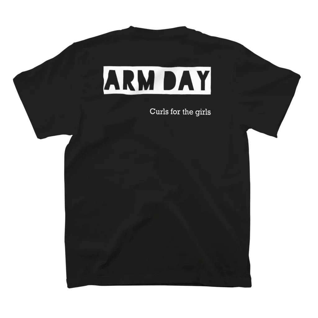 Fiber のFiber_Arm day  スタンダードTシャツの裏面