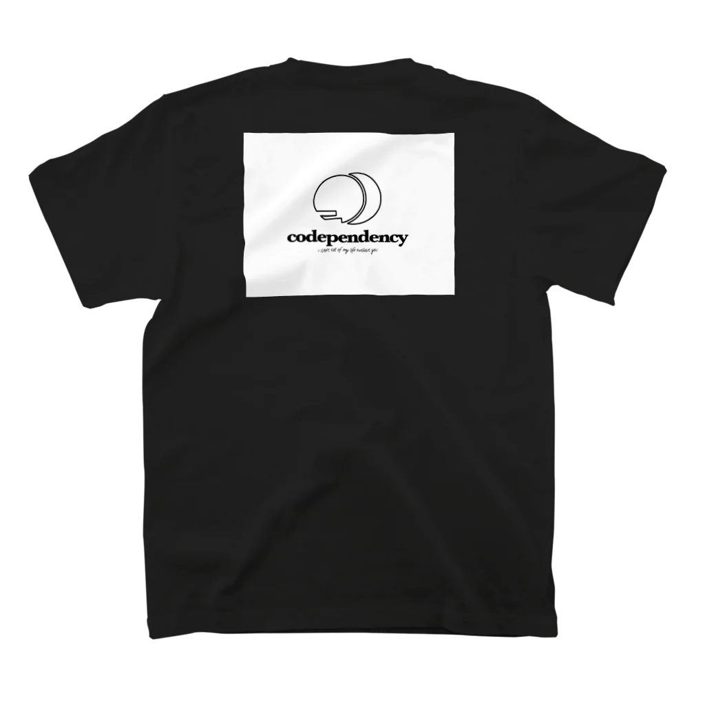 codependencyのcodependency ロゴ スタンダードTシャツの裏面