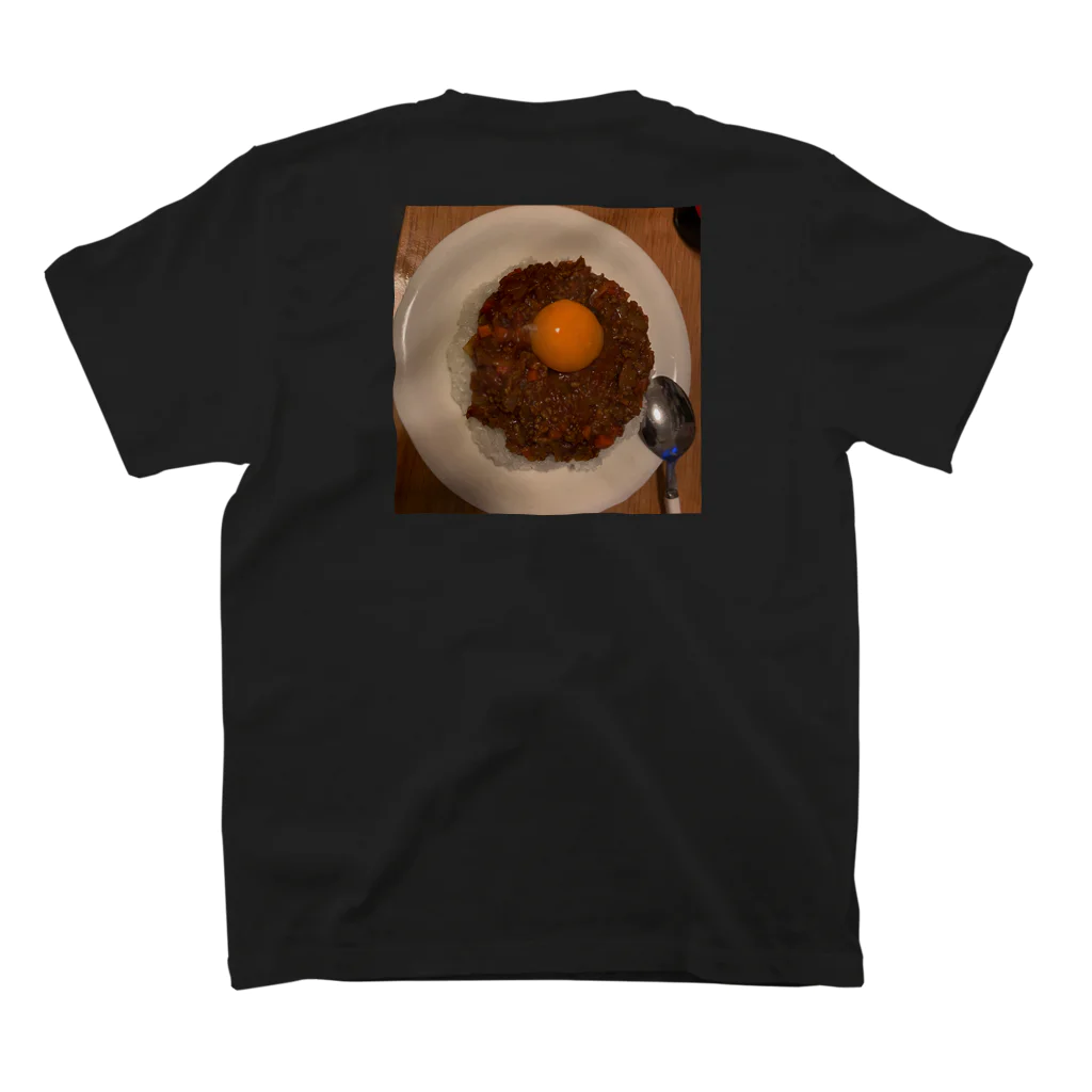 くぼかわ かおるのキーマカレーは誰と作ったの？ スタンダードTシャツの裏面