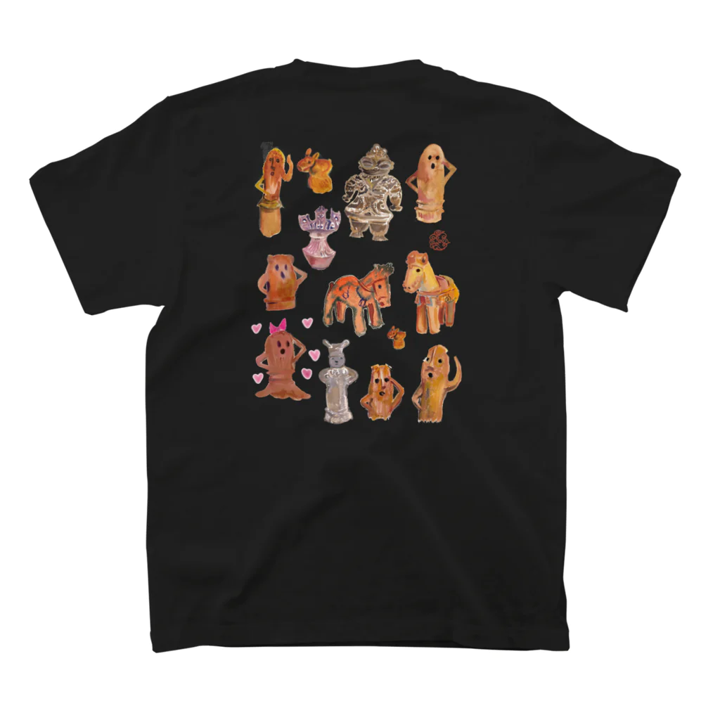 WAMI ARTの縄文仲間 スタンダードTシャツの裏面