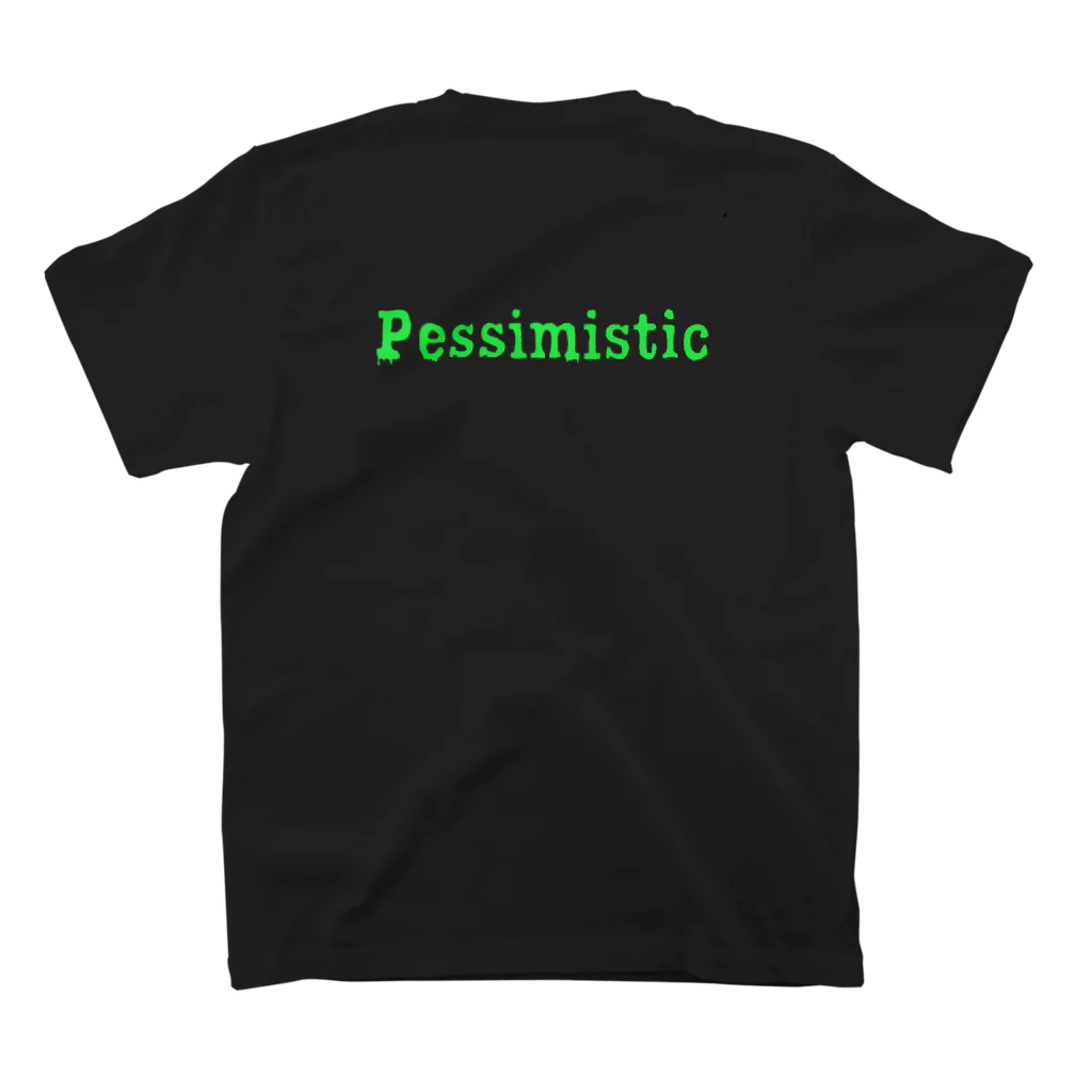 もぶのpessimistic Regular Fit T-Shirtの裏面