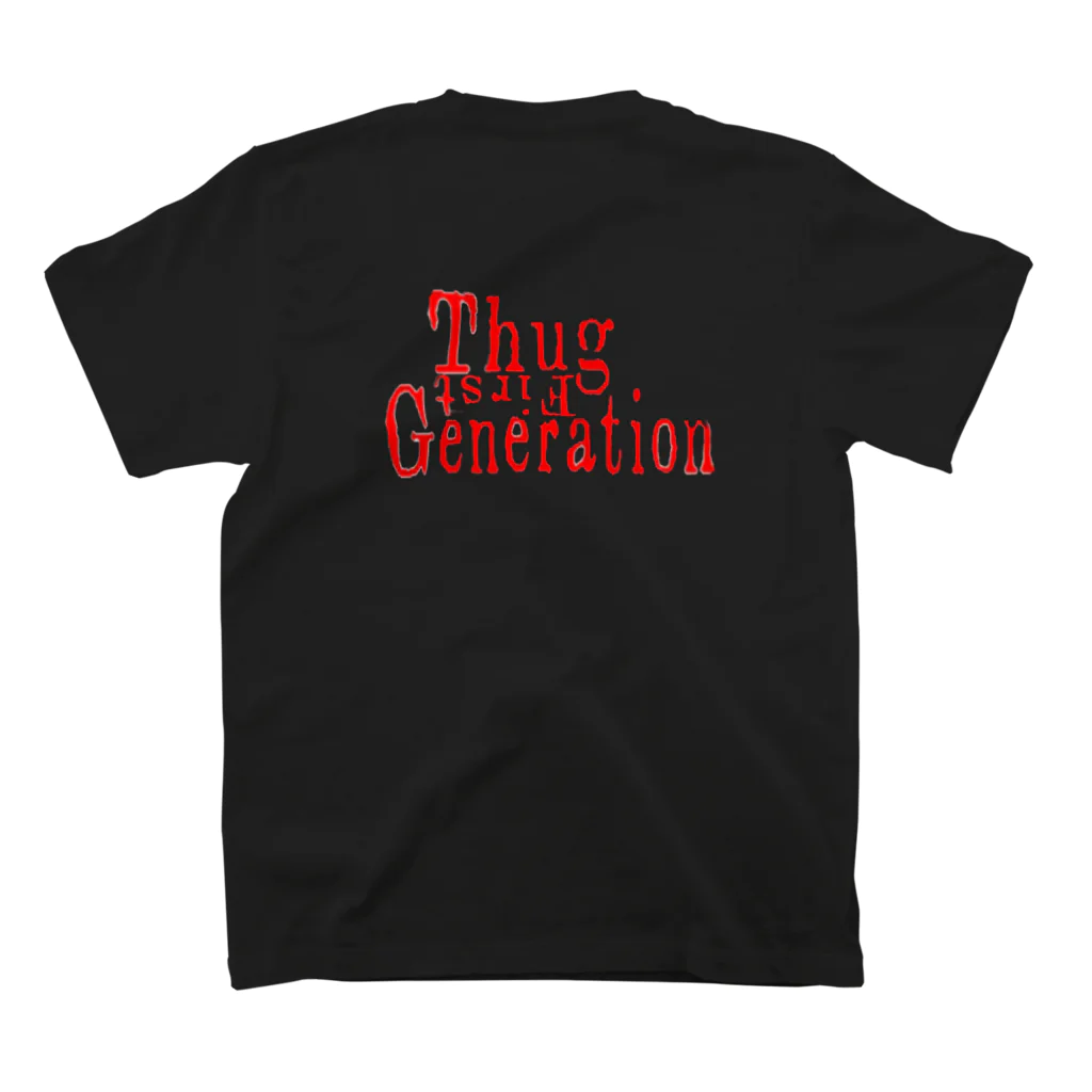 Ryota HiroshimaのThug First Generation2 スタンダードTシャツの裏面