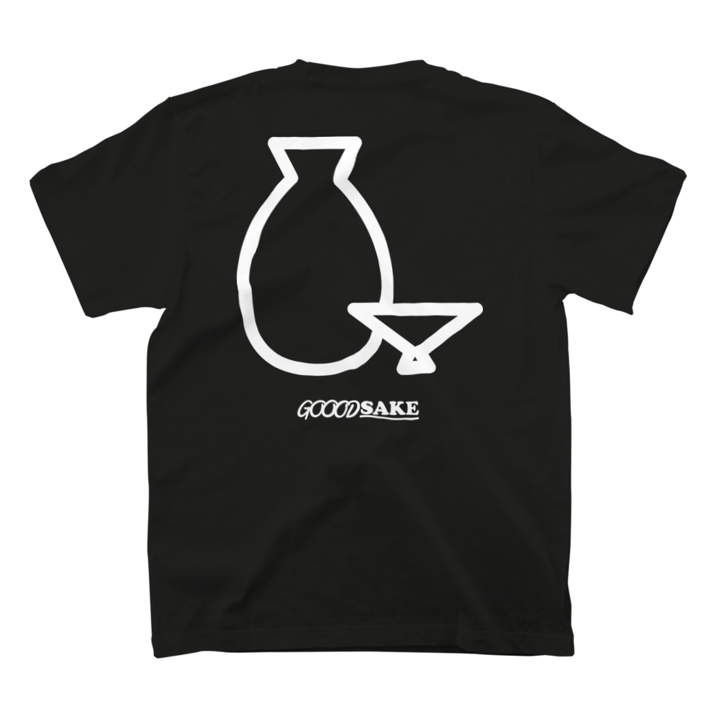 GOOD_SAKEのGOOD SAKE = ぐっと酒　日本酒 Regular Fit T-Shirtの裏面