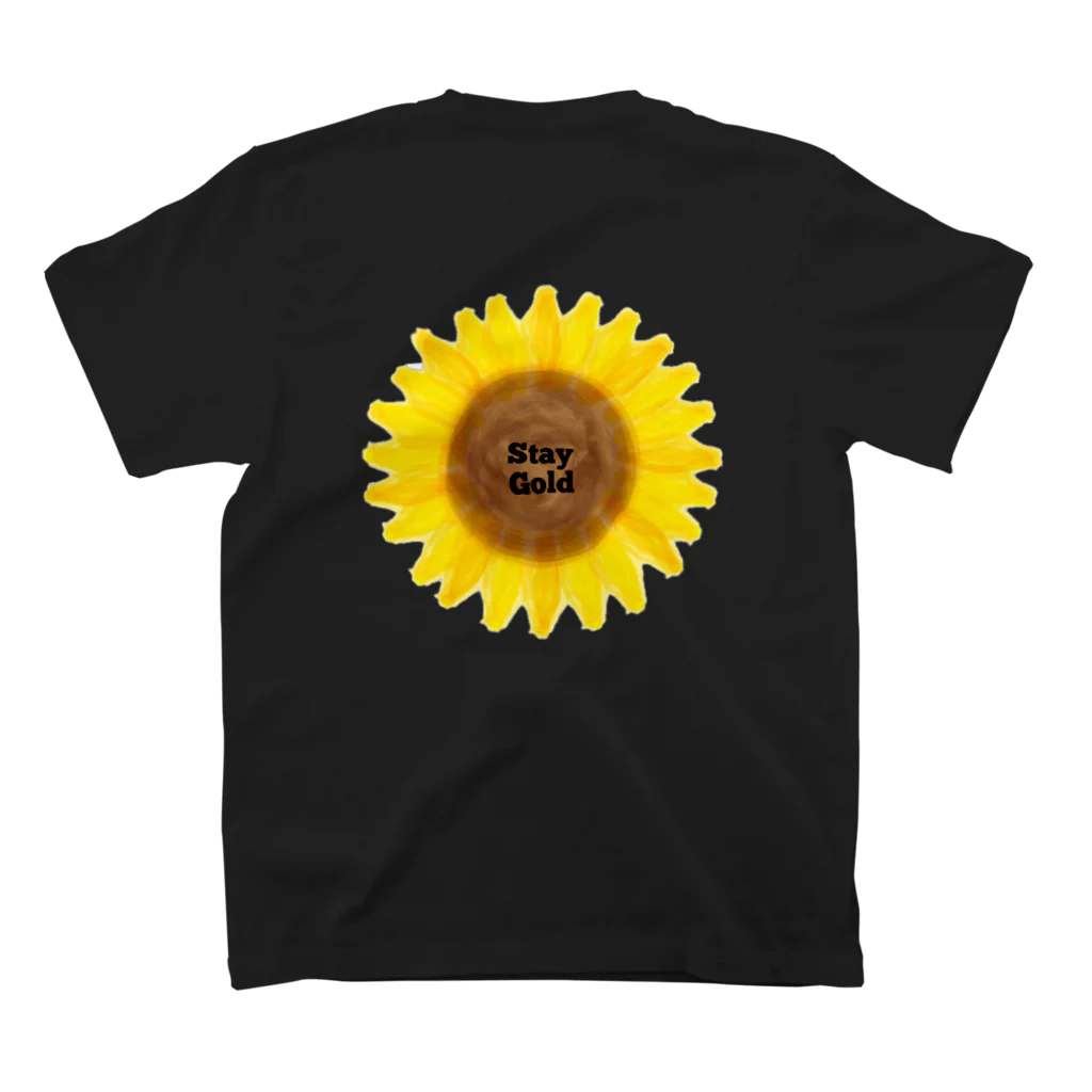 STAY GOLDのsunflower スタンダードTシャツの裏面