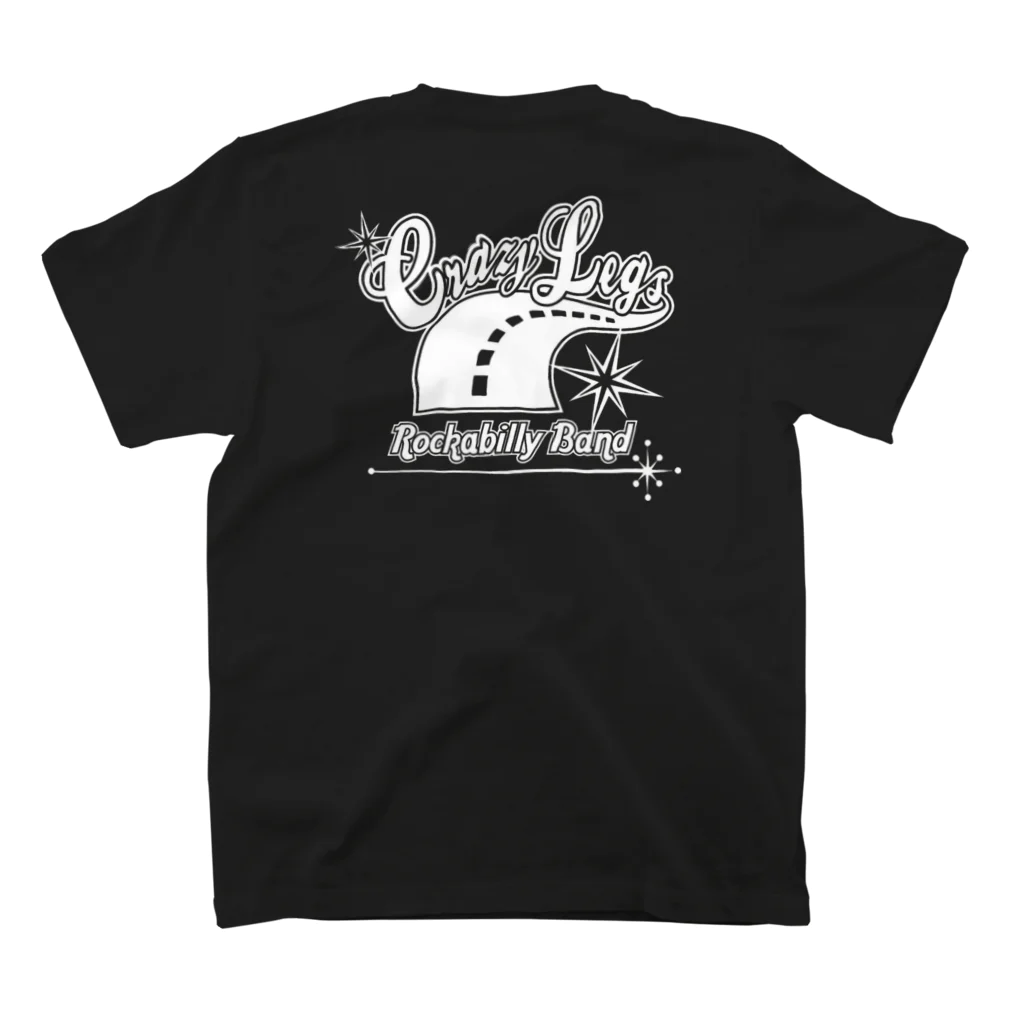 CRAZY LEGSのCRAZY LEGS Rockabilly Rules OK 表裏 Regular Fit T-Shirtの裏面