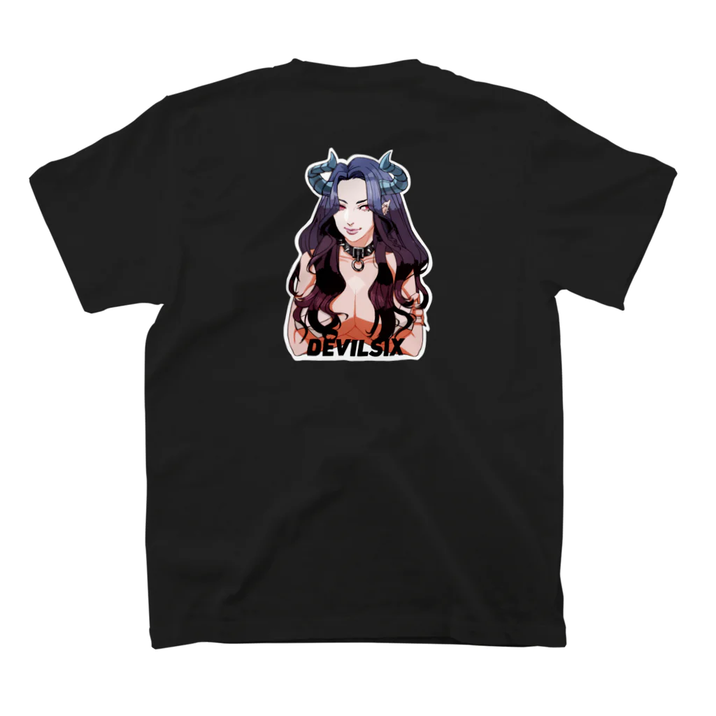 DEVILSIXのDEVILSIX_4 スタンダードTシャツの裏面