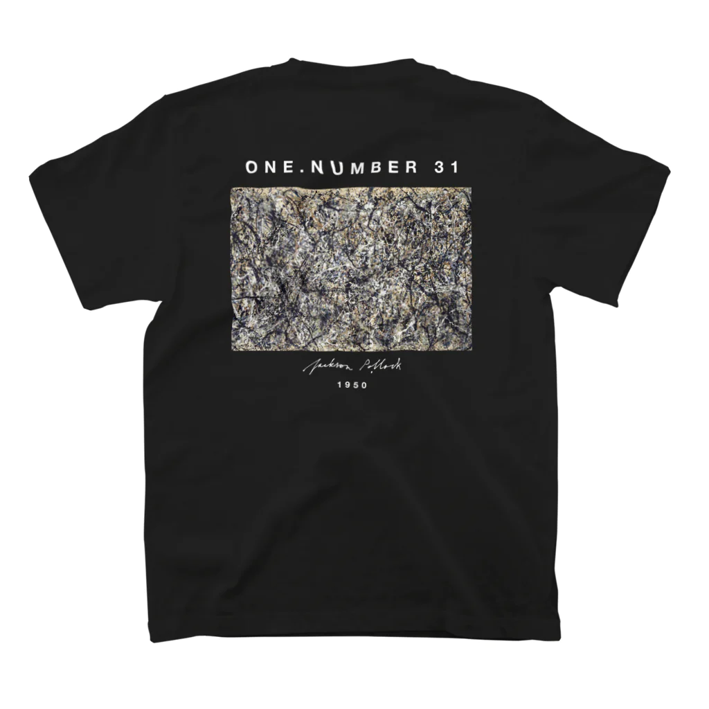 QUIETMILLS.COのART SERIES ONE.NUMBER 31 スタンダードTシャツの裏面