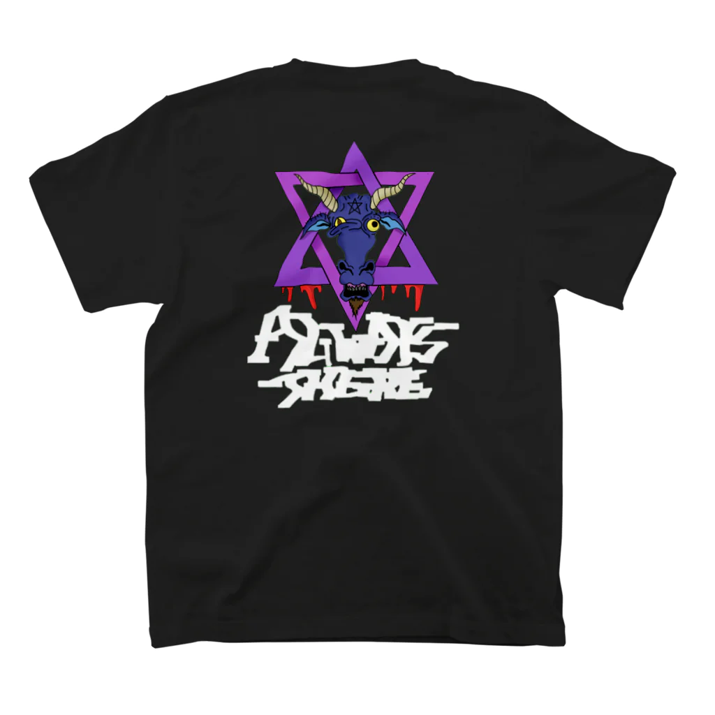 sweet childrenのブラックカルトTシャツ Regular Fit T-Shirtの裏面