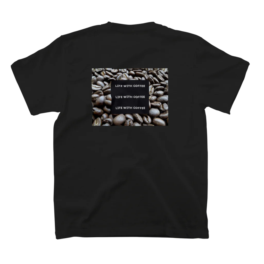 Y shop with coffeeのLife With Coffee Cacao スタンダードTシャツの裏面