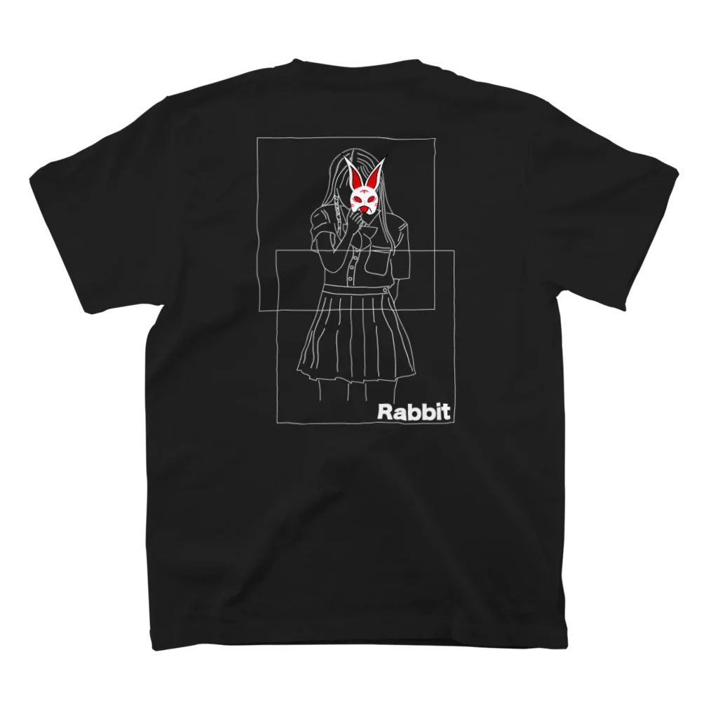 仮面子女の仮面子女(Rabbit) Regular Fit T-Shirtの裏面