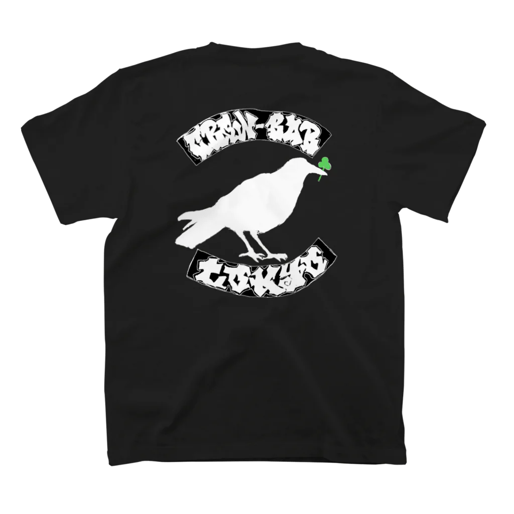 CROW_BAR_NETWORKのTシャツ ブラック 티셔츠の裏面