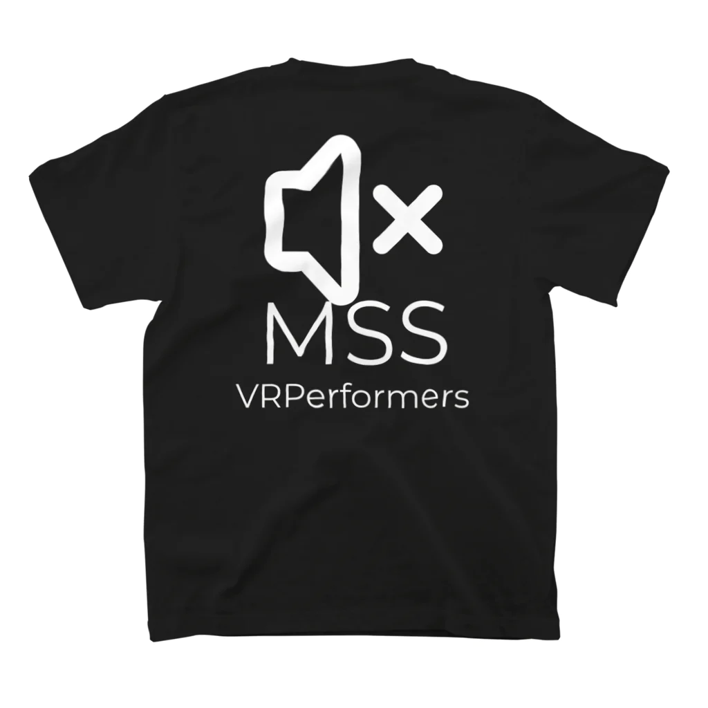 yoikami@VRPerformerのMSSアイテム（白ロゴ） スタンダードTシャツの裏面