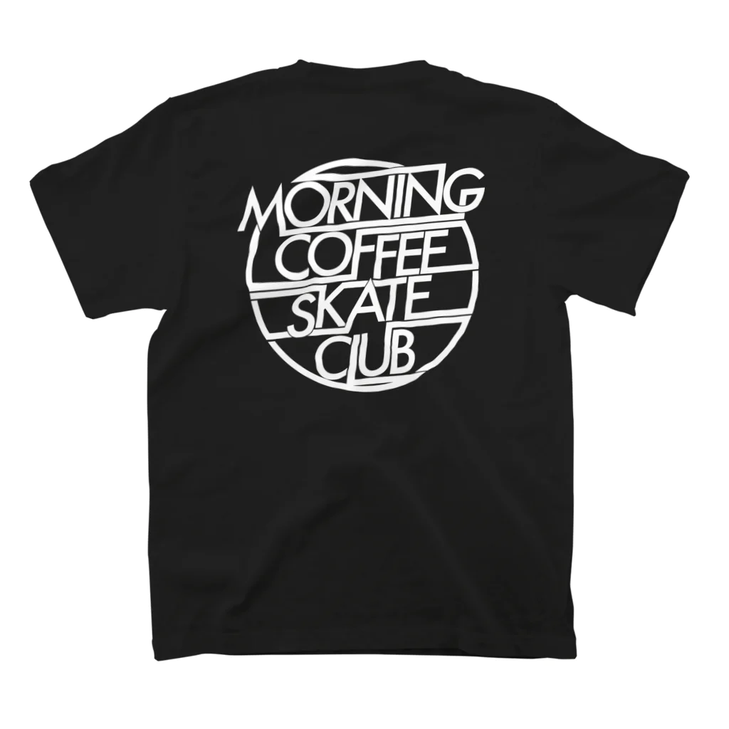 MORNING COFFEE SKATE CLUBのMCSC LOGO W  スタンダードTシャツの裏面