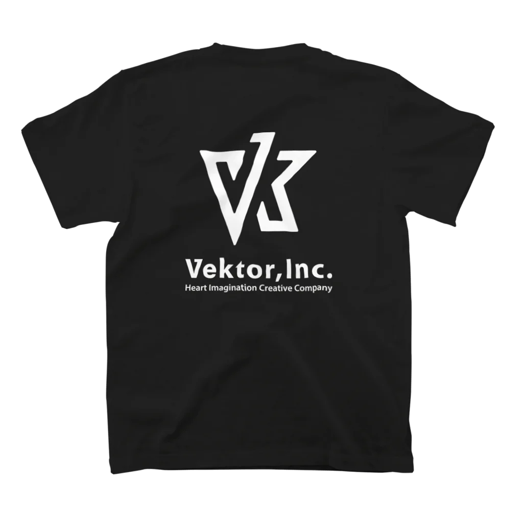 Vektor,Inc.のVektor フルロゴ ホワイト スタンダードTシャツの裏面