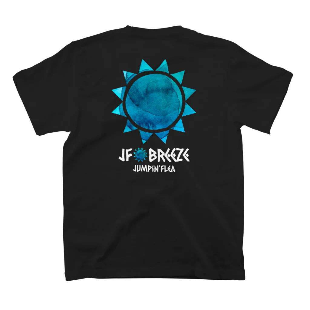 JF BreezeのSOL AZUL白（前背面） スタンダードTシャツの裏面