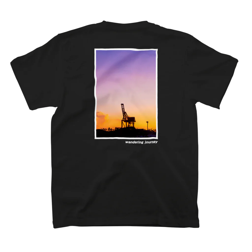 Burnriceのwandering journey （black） スタンダードTシャツの裏面