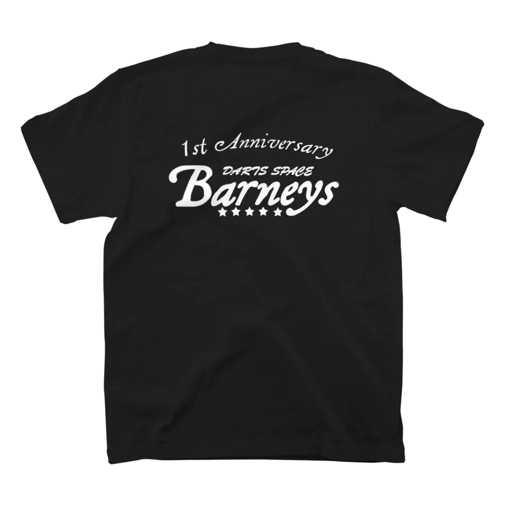 DARTS SPACE Barneysの1Anniversaryロゴ Regular Fit T-Shirtの裏面