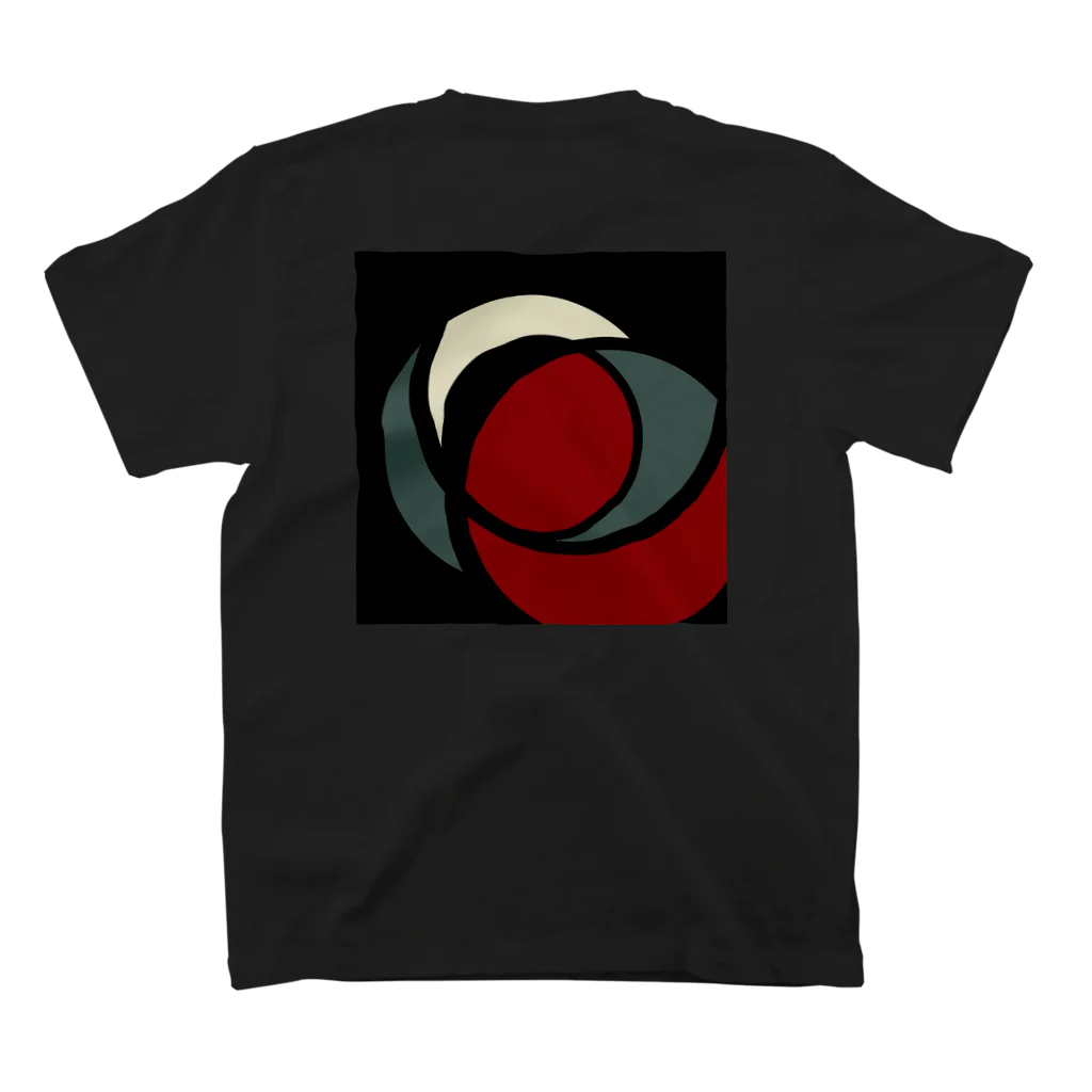 Hiroki #2のAbstract Rose スタンダードTシャツの裏面