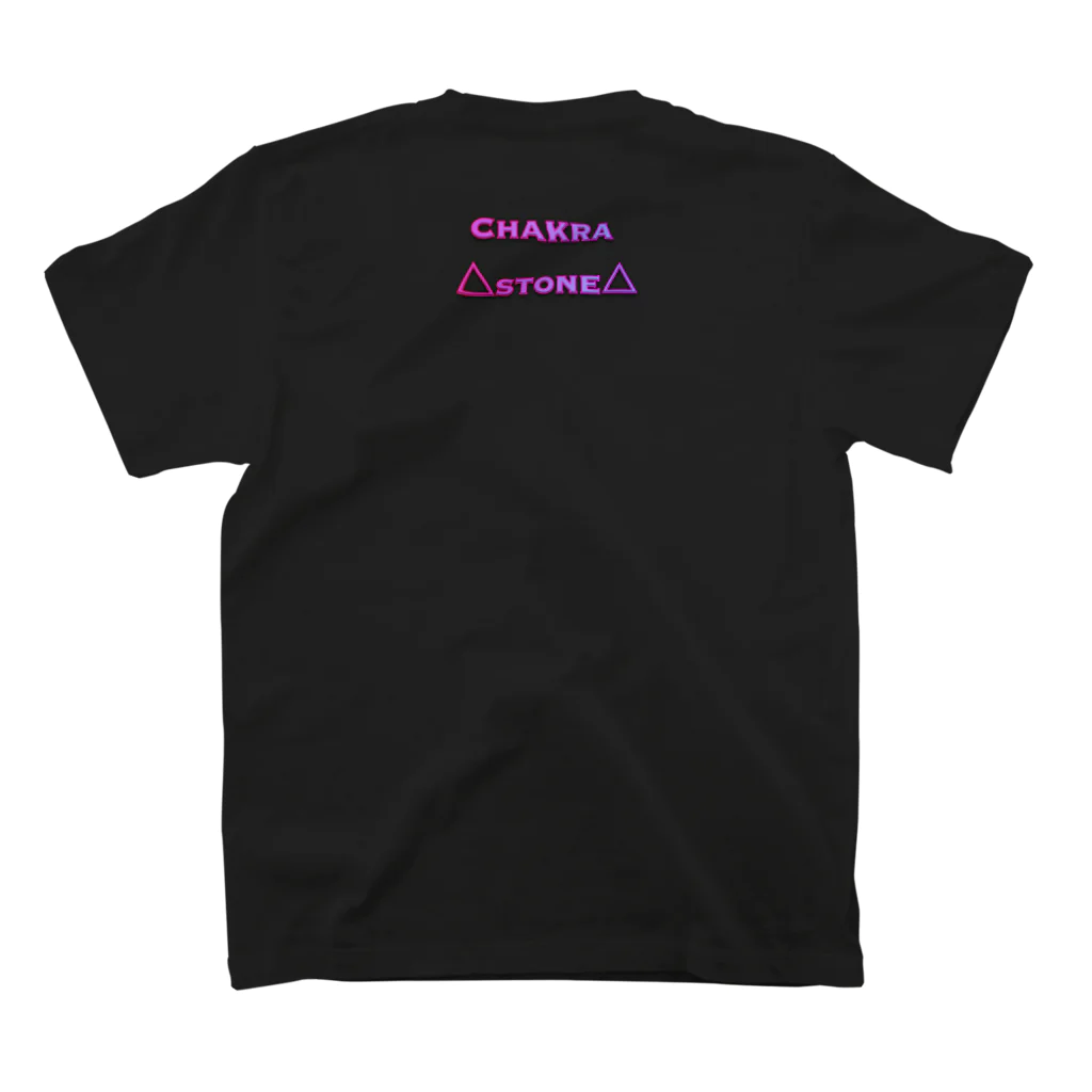 Spacy5 Official OnlineのCHAKRA TRIANGLE STONE  スタンダードTシャツの裏面