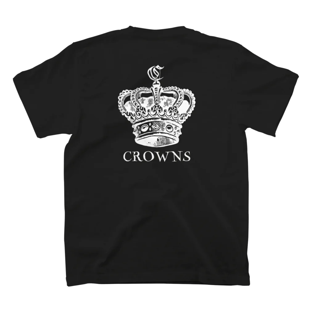 塩崎こうせいのCROWNSTシャツ（白文字） スタンダードTシャツの裏面