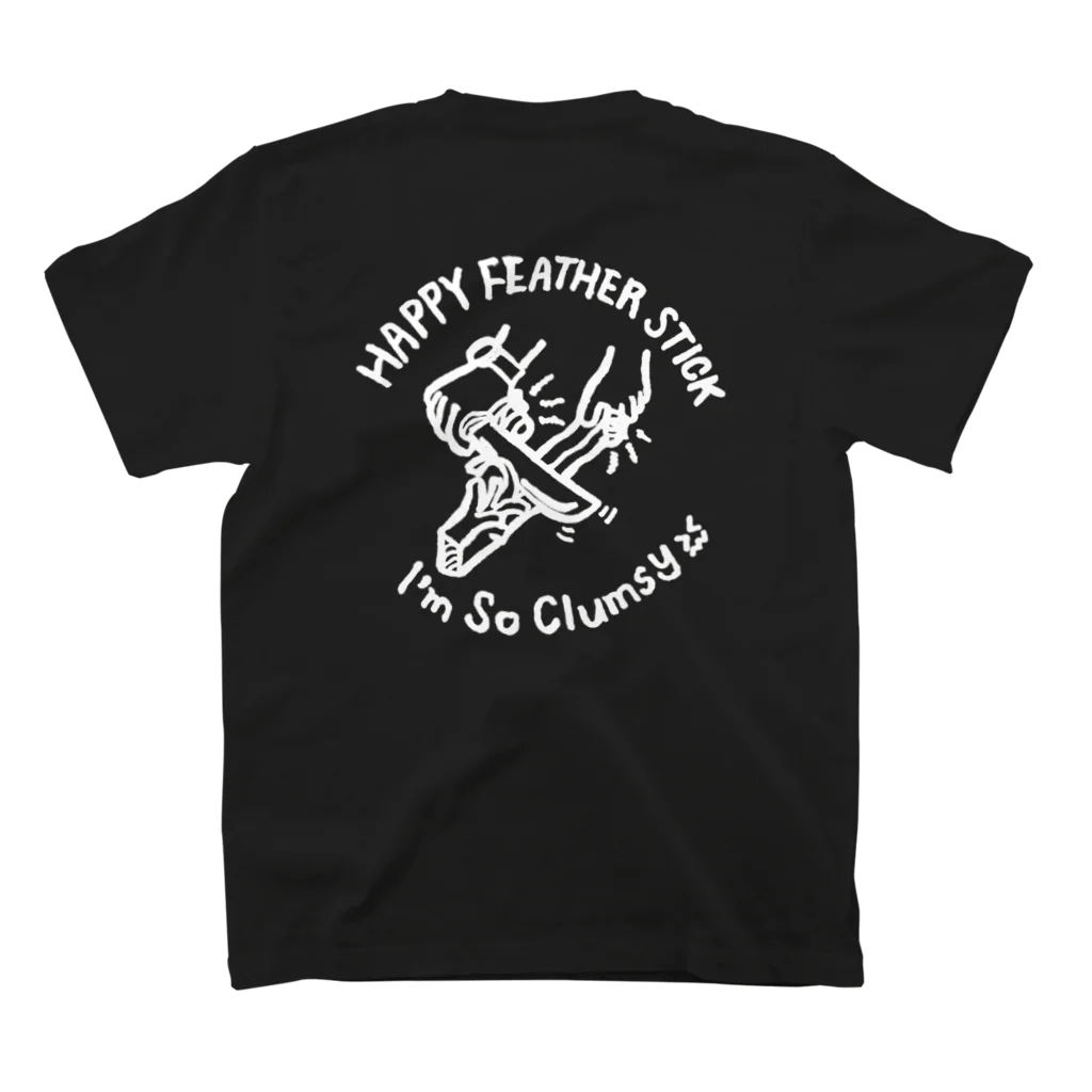 Too fool campers Shop!のI'm so clumsy(白文字) スタンダードTシャツの裏面