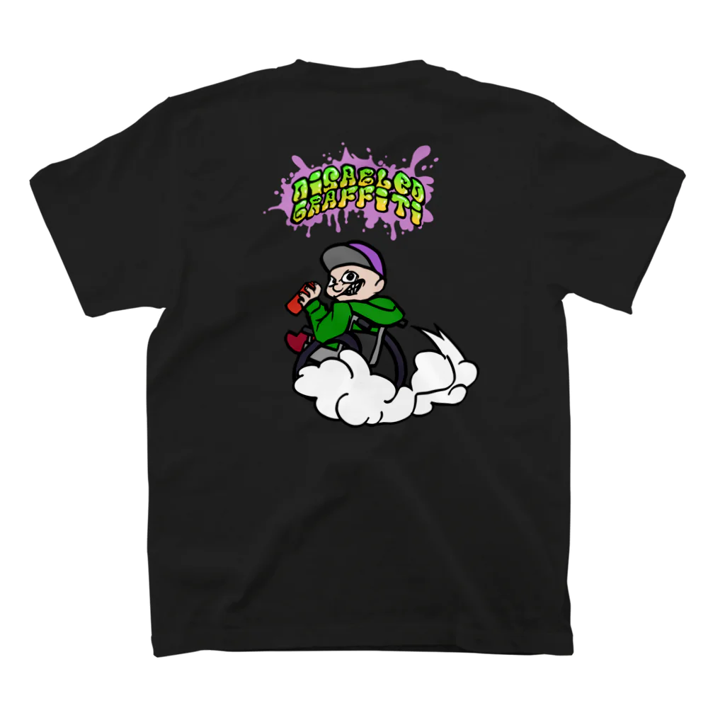 すぷらのDisabled Graffiti Regular Fit T-Shirtの裏面