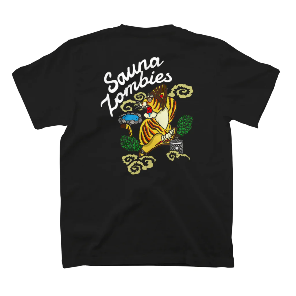 SAUNA ZOMBIESのSAUNA ZOMBIES-Giddy Tiger T- スタンダードTシャツの裏面