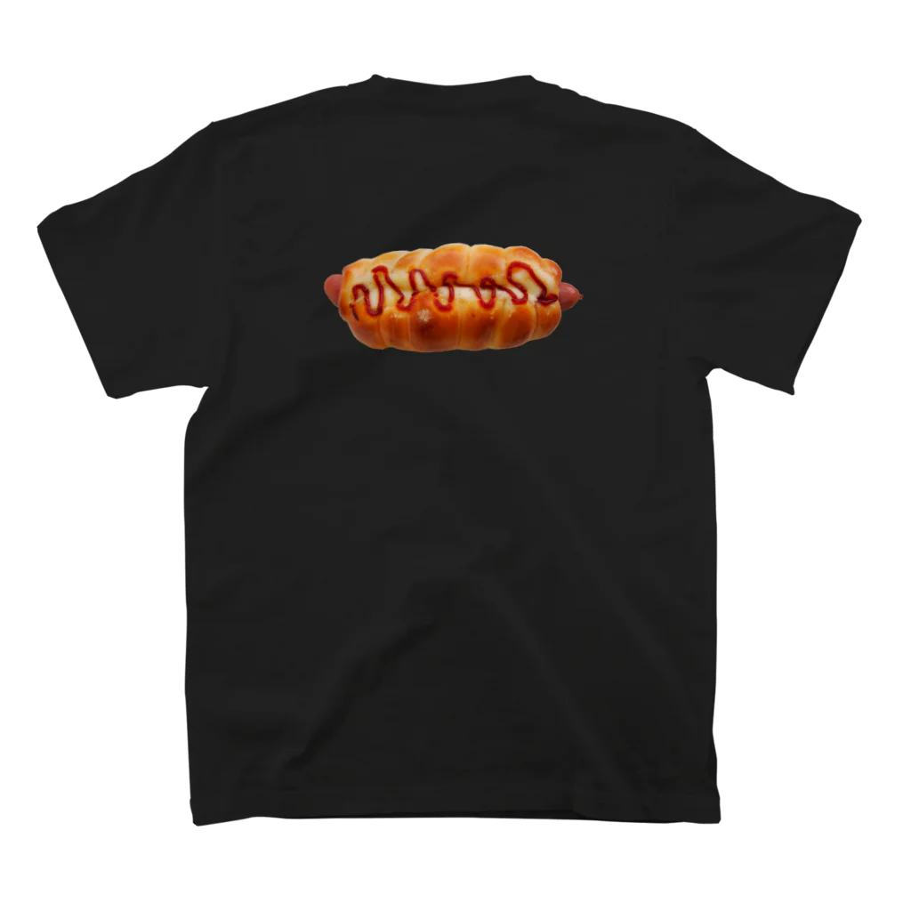 よだれ堂のパンで”パン”🥖🥯 Regular Fit T-Shirtの裏面
