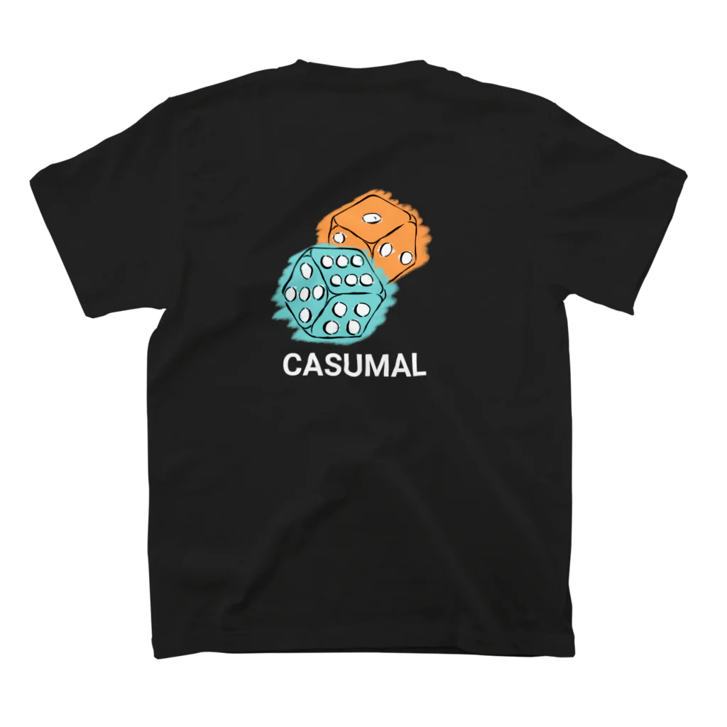Casumal Store （カジュマル）のサイコロコロコロ Regular Fit T-Shirtの裏面