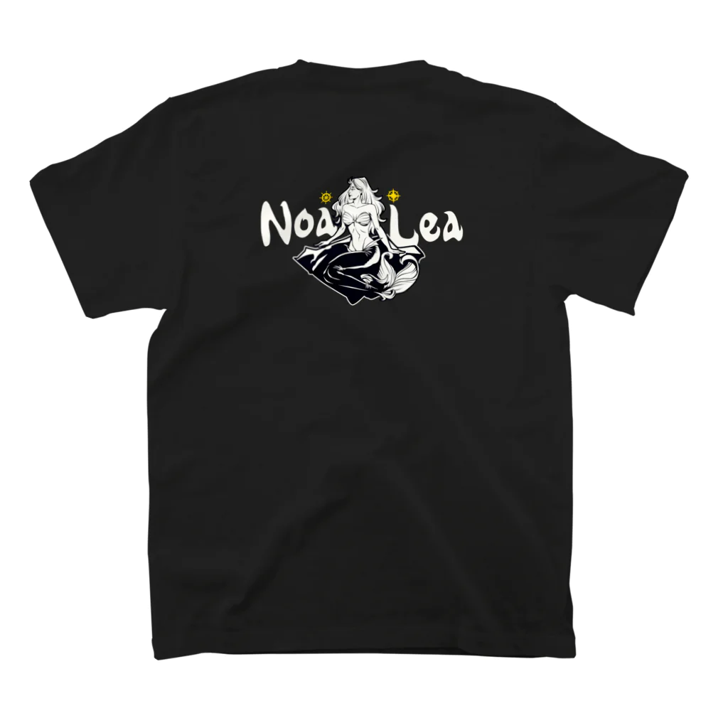 Noa Leaのoriginal T-shirt(BLACK) スタンダードTシャツの裏面