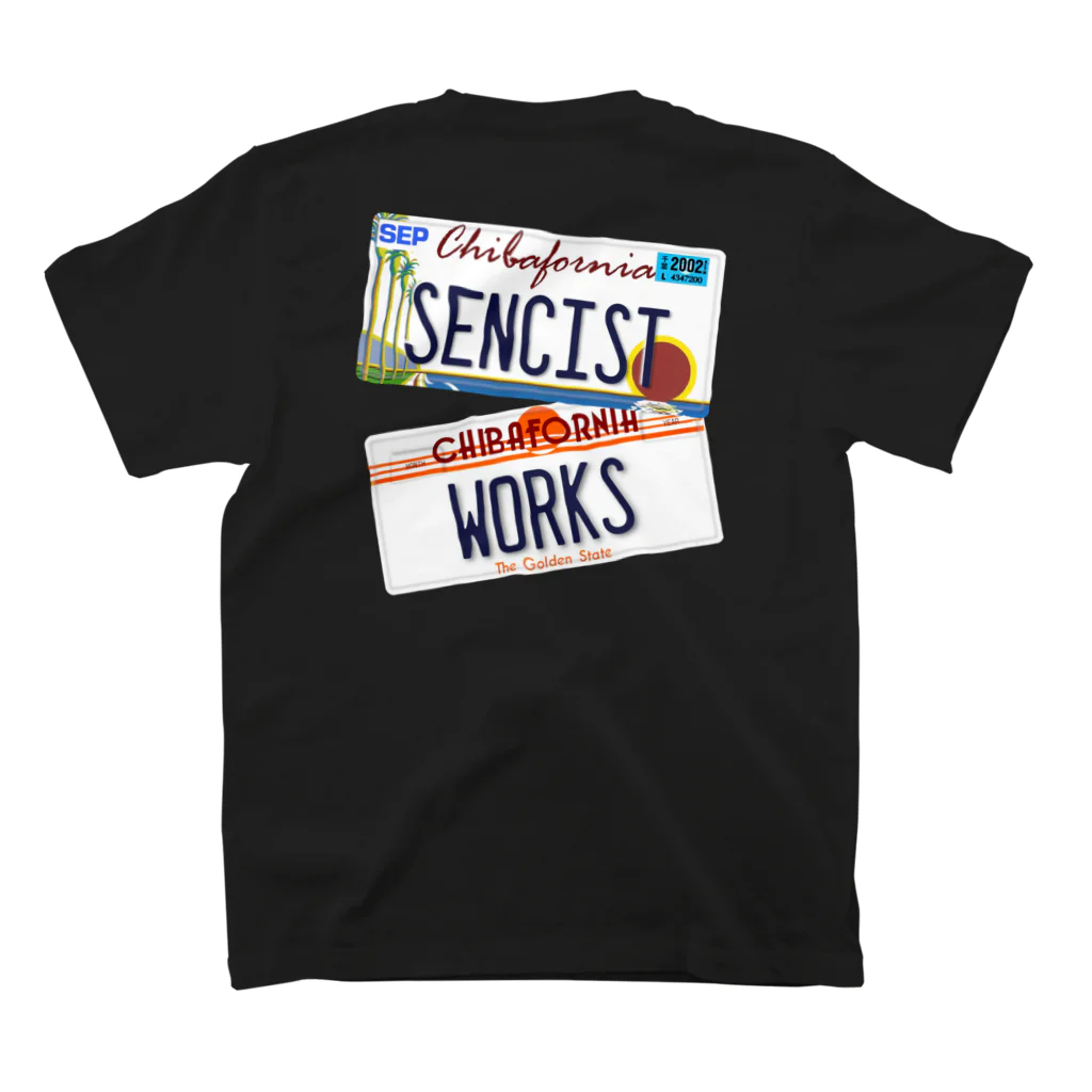 SencistWorks-ｾﾝｼｽﾄﾜｧｸｽ-のチバフォル スタンダードTシャツの裏面