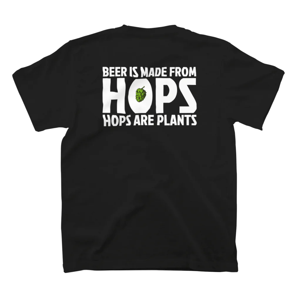 バルボラのヴンダーカンマーのBEER IS SALAD（BLACK） Regular Fit T-Shirtの裏面