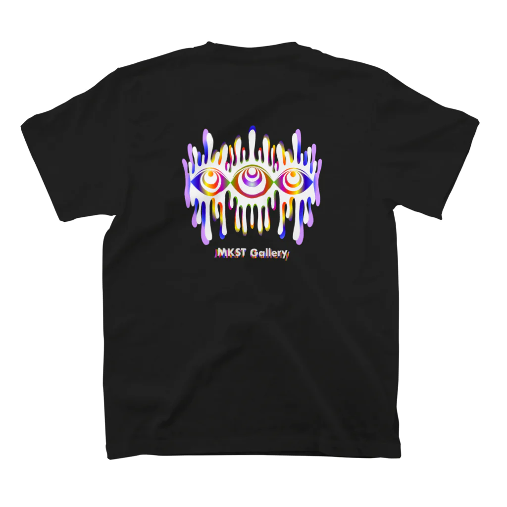 SPOOPY TOWNのMelting eyes_hologram #2 スタンダードTシャツの裏面