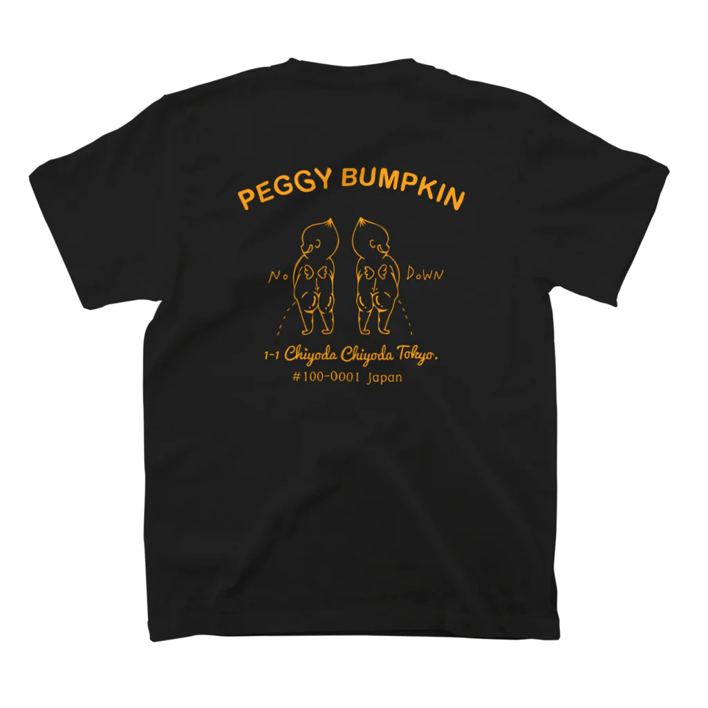 PEGGY BUMPKINのオシッコ スタンダードTシャツの裏面