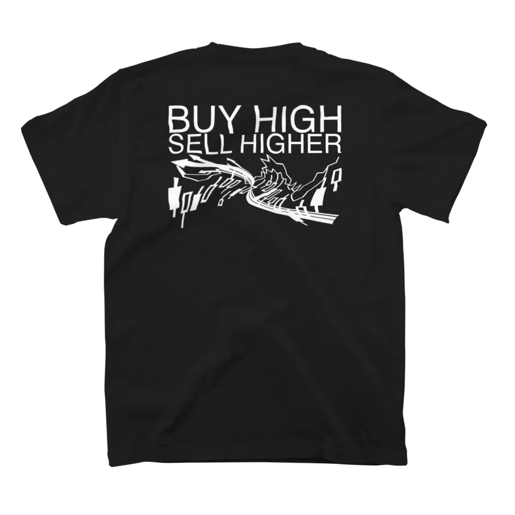 AURA_HYSTERICAのBuy high, sell higher スタンダードTシャツの裏面