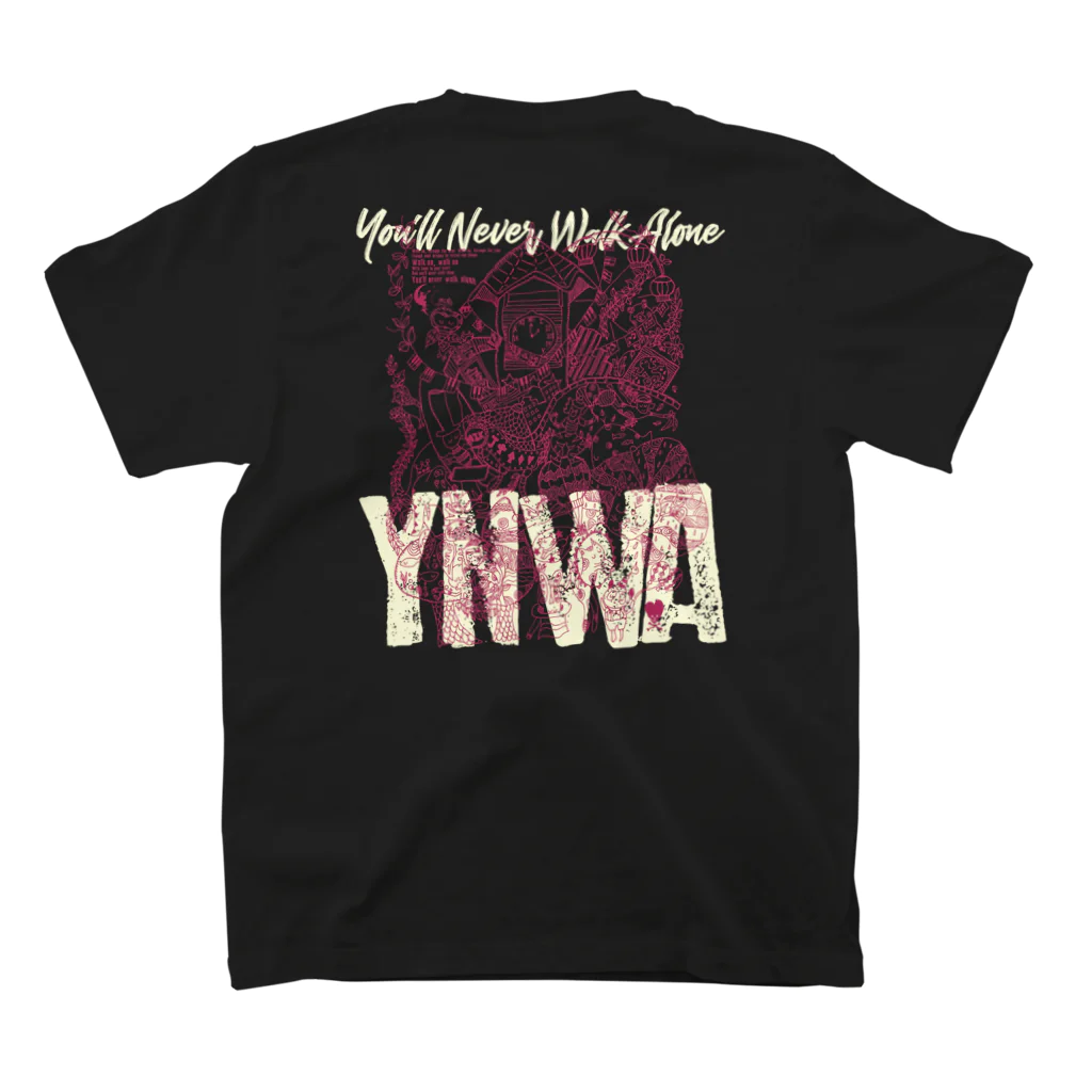 CircusDesignWorksのYNWA[wine×beige] スタンダードTシャツの裏面