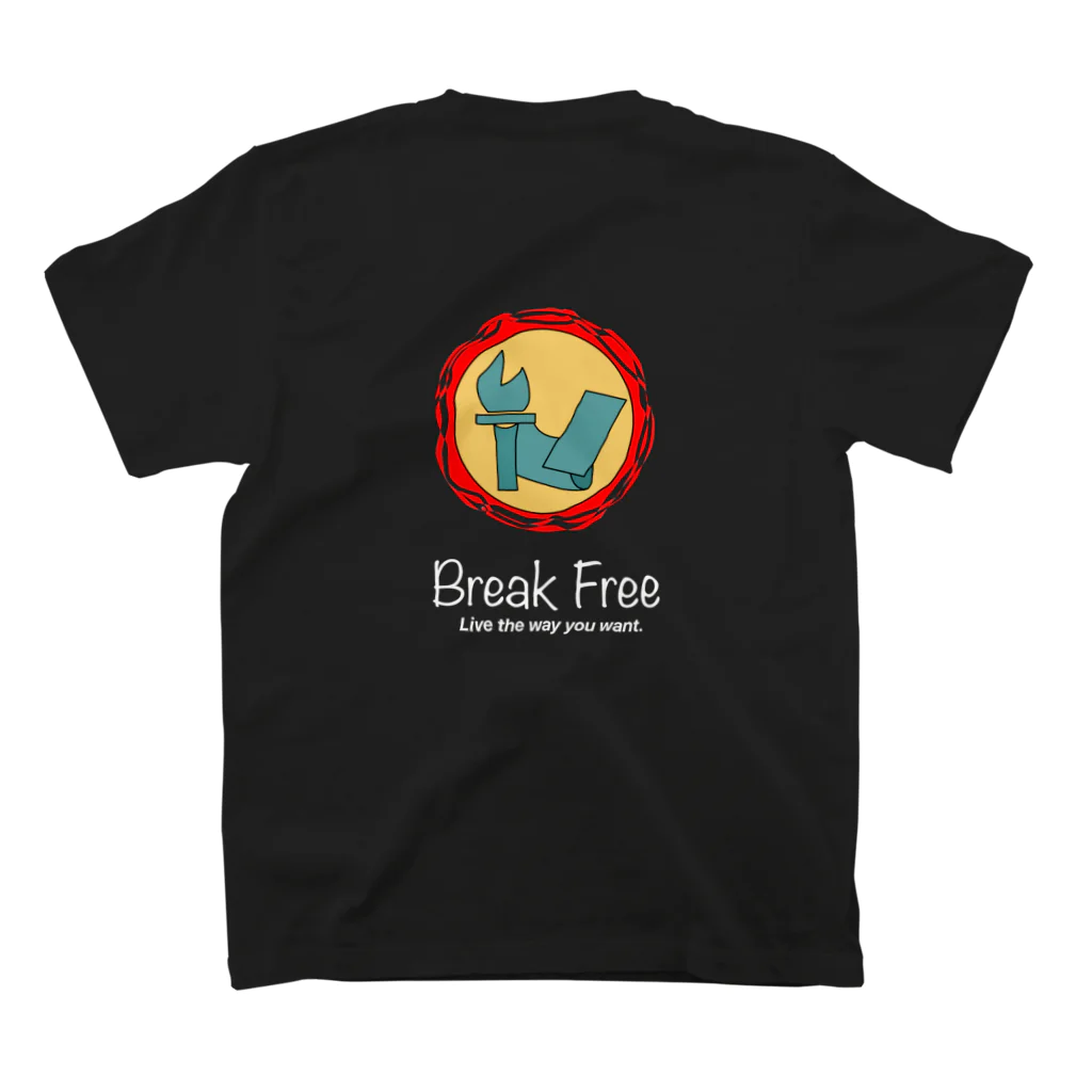 breakfreeの02 スタンダードTシャツの裏面