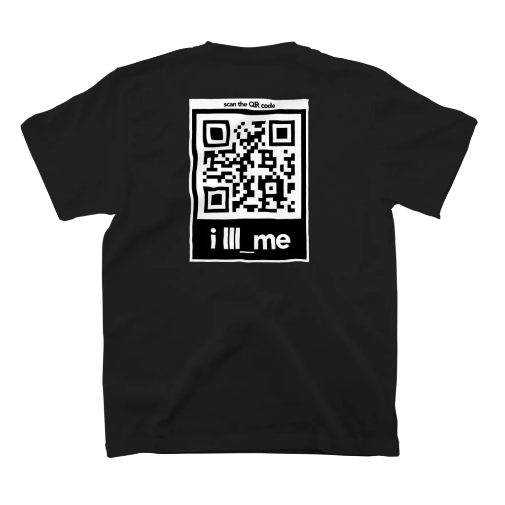 i lll_meのQRコードT/scan the QR code T-shirt スタンダードTシャツの裏面
