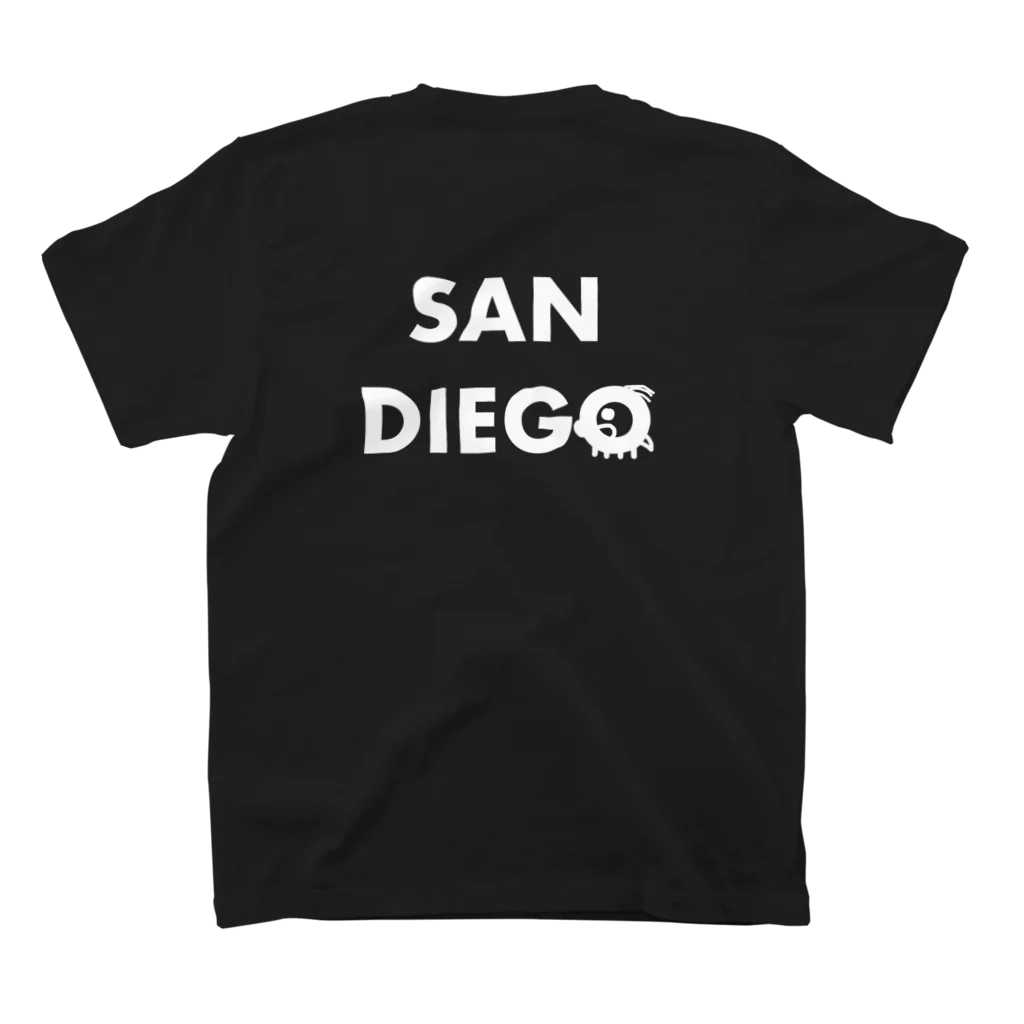new_squareのサンディエゴ 黒用 スタンダードTシャツの裏面
