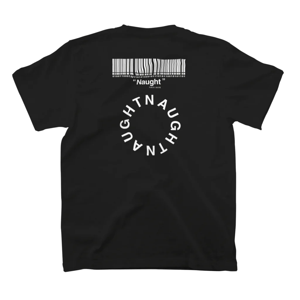 Naught（ノート）のNaughtロゴ Regular Fit T-Shirtの裏面