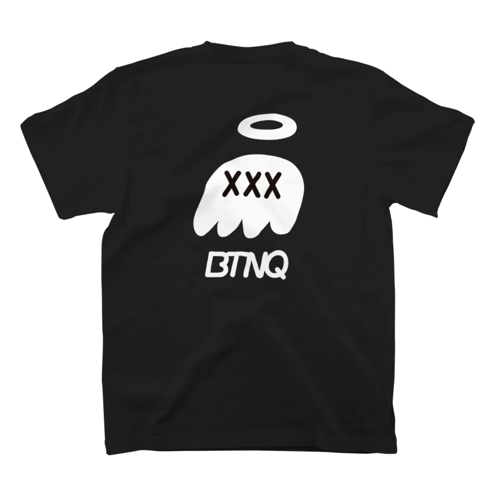 ARUMAのBTNQ（しろ） BIG スタンダードTシャツの裏面