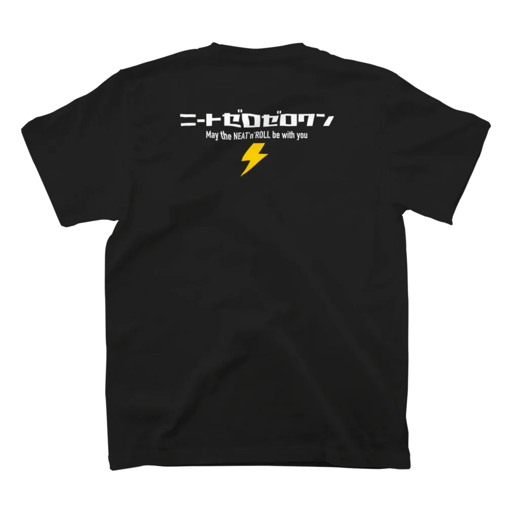 NEAT001のメタルマジック濃色表裏タイプ スタンダードTシャツの裏面