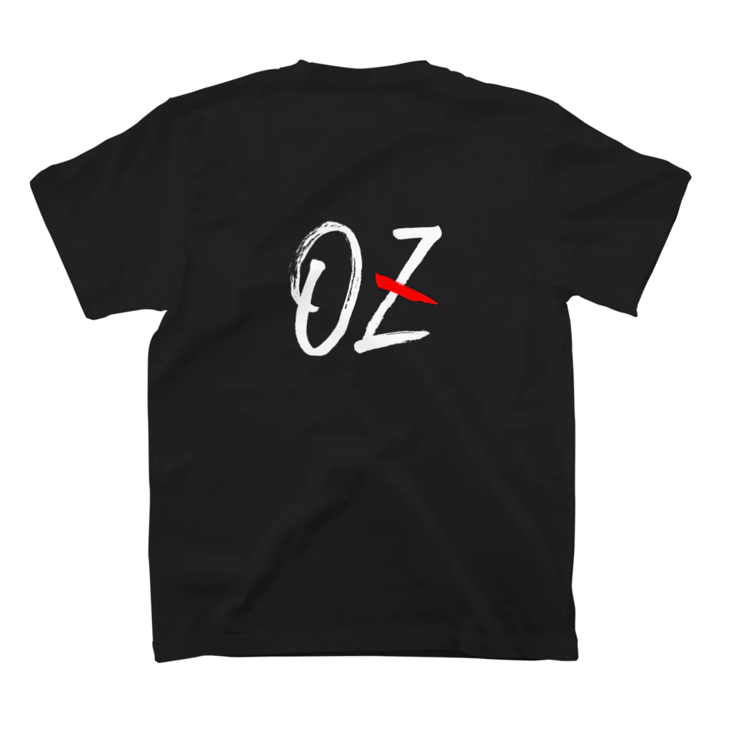 BarSASUKEのOZ official スタンダードTシャツの裏面