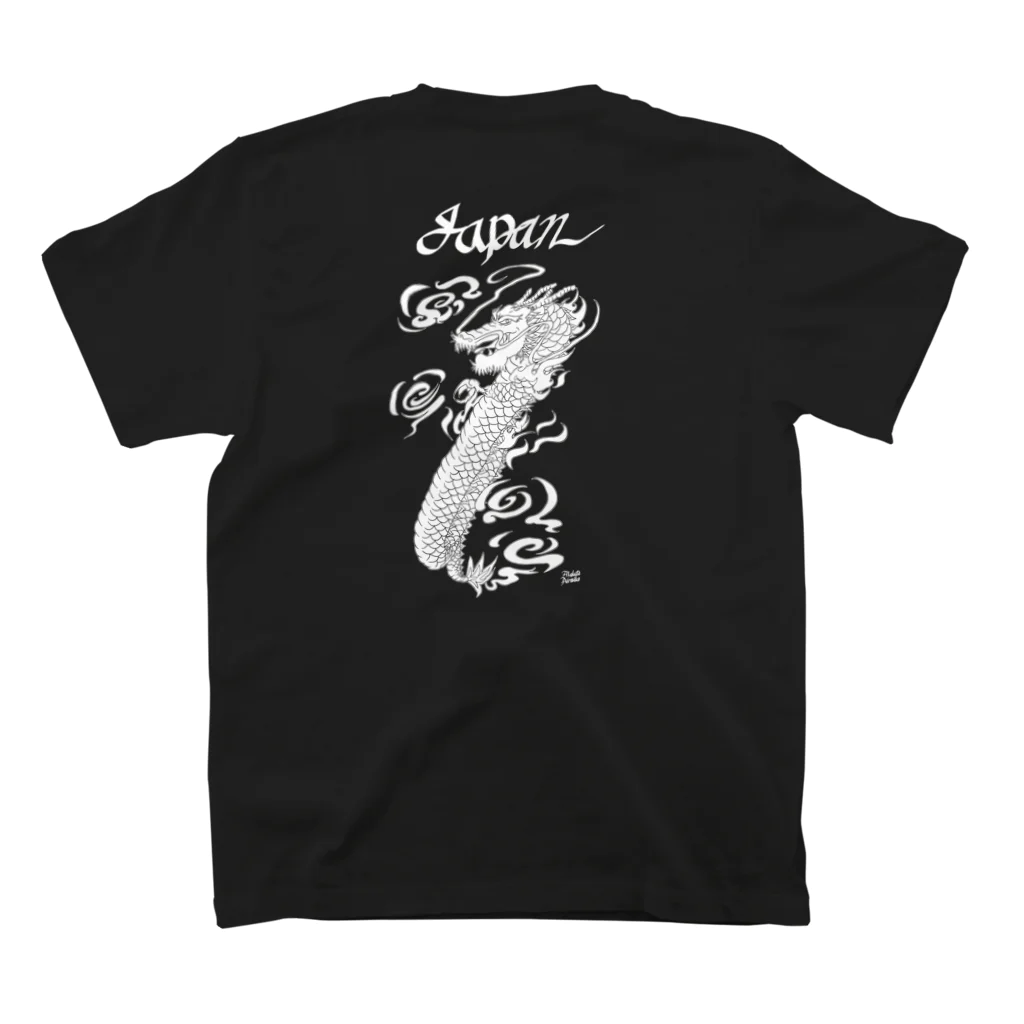 絵空神(Esora God)の濃式・ドラゴンスクリプト　#1 スタンダードTシャツの裏面