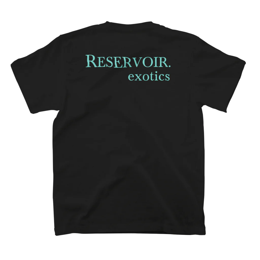 RESERVOIR.exoticsのRESERVOIR スタンダードTシャツの裏面