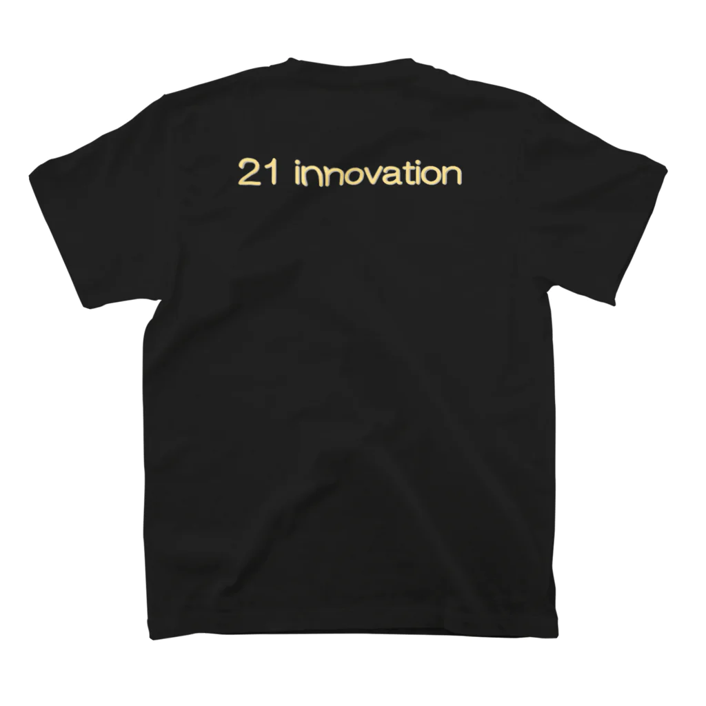 innovationのDiamond  Beige スタンダードTシャツの裏面