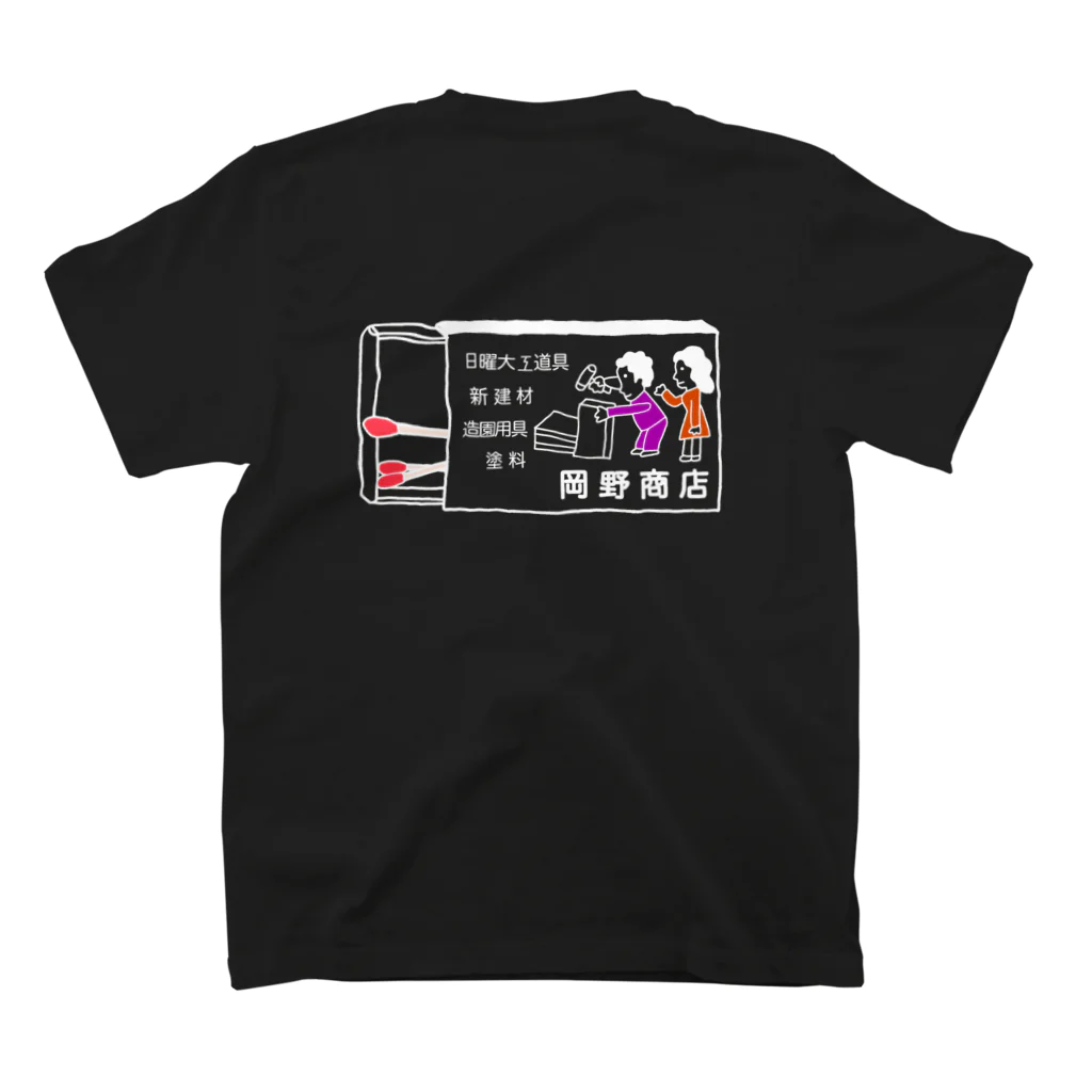 kanonのマッチ箱Tシャツ スタンダードTシャツの裏面