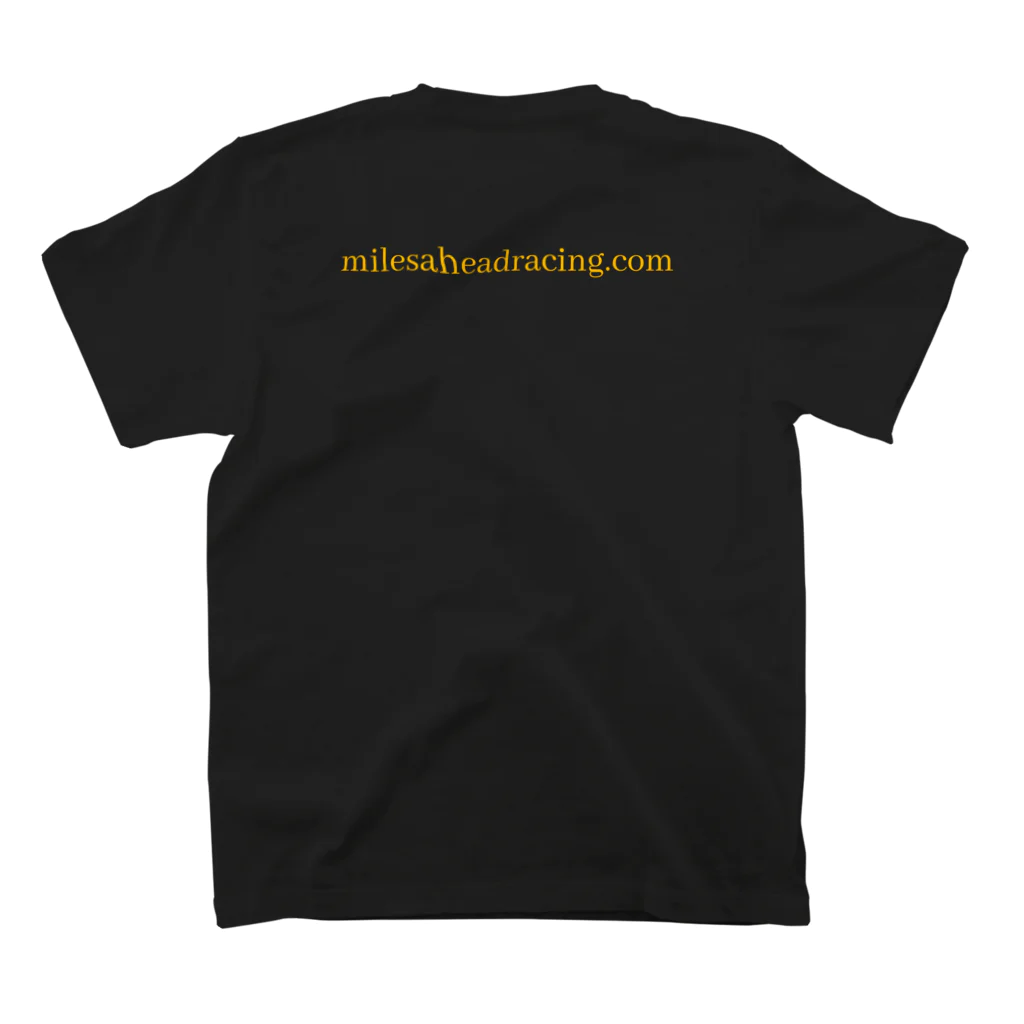 Miles Ahead Racing のマイルスアヘッドレーシング スタンダードTシャツの裏面